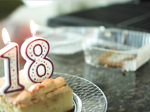 Boyfriend Gives Her A Big Facial For Her 18th Birthday