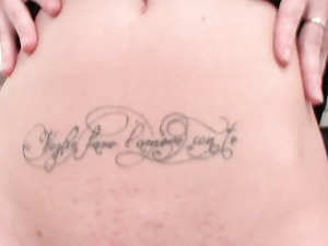 Pussy Lips Stretch Around A Huge Dildo